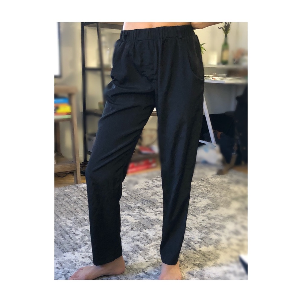 BCBG Black harem pants